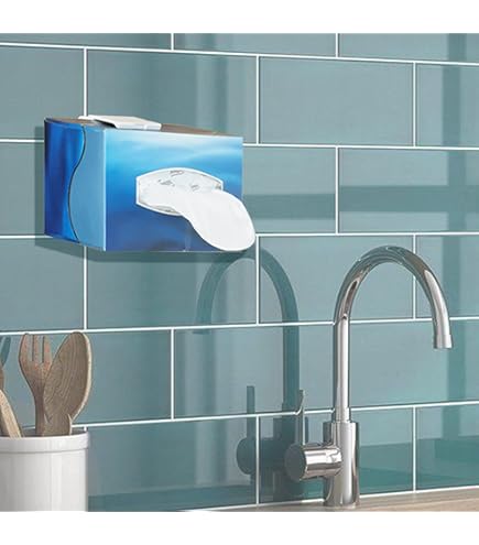 Toilettenpapierhalter Transparent - Raumsparender Organizer Für Bad & Küche