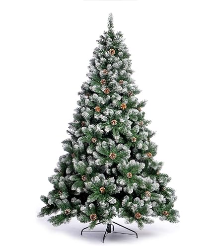 Albero Di Natale In Fibra Ottica WELLHOME Con 60 Luci LED Bianche E Bianche Calde E 8 Funzioni Colore H 60cm 98335680