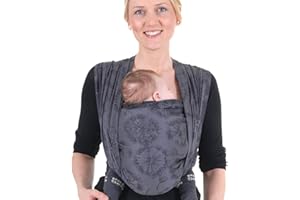 Hoppediz gewebtes Baby-Tragetuch ab Geburt, Neugeboren bis Kleinkind, Chicago 5,40 m