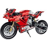 iM.MASTER STEM Motosiklet Yapım Seti, 557 Par&ccedil;a Eğitici Bloklar, Kırmızı