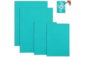 GOODENGFULL 4 Stück Linoleum Platten Linoldruck Set Weichgummi Linolplatte Linoleum Schnitzset Linolplatten für Linolschnitt Linolschnitt Platten Weichgummi Linoldruck Platte Gravieren Linoleum Platte (2A5+2A6)