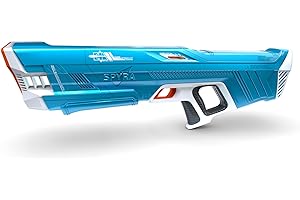 SPYRA - SpyraThree WaterBlaster - Electric & Automated Premium Water Gun with The Switch - Decide Between 3 Epic Game Modes (Blue)