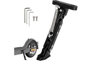 ulip Béquille Trottinette électrique, Support de stationnement pour Trottinette électrique Pièces de Rechange pour Trottinette électrique Compatible avec Xiaomi M365, Pro, Pro2, 1S, MI3 (Noir)