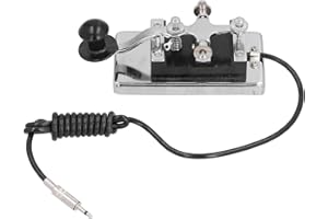 EXLIY Codice Morse Telegrafo CW Molto pratico Comunicazione Codice Morse Telegrafo Cw Tempra ad alta temperatura Il trattamento termico rafforza la durezza complessiva