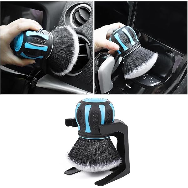 Brosse De Nettoyage Pneus Et Jantes SIXTOL - Poils Robustes - Pour Moteur Et Carrosserie - Poignée Ergonomique - Longueur 21.2 Cm - 10
