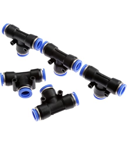 Connettori Pneumatici Y 12mm - 3pz Raccordi Rapidi Per Aria E Idraulica - Foto 2