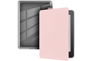 YOUNGME Case for 6" Kindle Paperwhite (10th Generation-2018 Release), Ultra Clear Soft Flexible Transparent TPU Back Cover with Auto Sleep/Wake for Kindle Paperwhite (MODEL NO. PQ94WIF), Pink