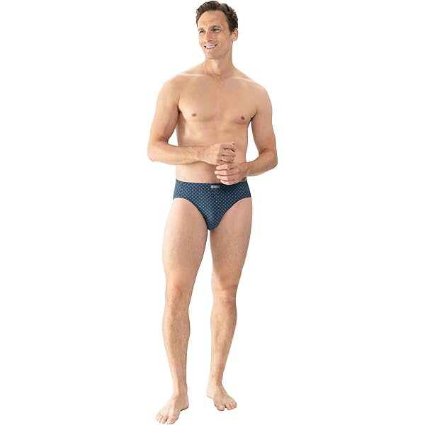 Mey Pantaloni Jazz Uomo Serie Sun Stripes – Biancheria Intima In Cotone Traspirante, Colore Nettuno