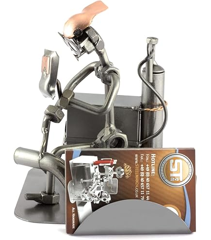 Steelman24 I schroevenmannetje tuinman I Made in Germany I handwerk I cadeau-idee I stalen figuur I metalen figuur I metalen mannetje
