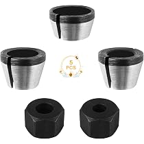 Set De 9 Adaptateurs De Collet Mesee - Pour Router Et Machine Gravure | Conversion De Pince Acier