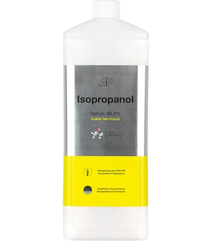 Produktbild von Isopropanol 99,9% – 20 L IPA, Streifenfrei, Schnell Verdunstend – Für Elektronik, Glas, Metall & Kunststoff – Reinigung, Entfettung, Professionell