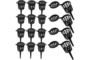 Yardwe 100 Pezzi Cesto Di Fertilizzanti Per Piante Contenitore Di Fertilizzazione Concime a Lenta Cessione Cestino Per Fertilizzante Bonsai Pianta Piante Acquatiche Plastica