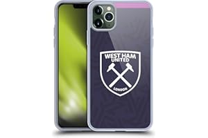 Head Case Designs Licenciado Oficialmente West Ham United FC Tercero Kit de Cresta 2019/20 Carcasa de Gel de Silicona Compatible con Apple iPhone 11 Pro MAX