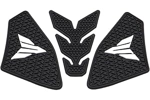 DFFMQSJ Protezione per serbatoio moto compatibile con MT-09 MT09 2021 2022 2023 Protezione per serbatoio del carburante laterale della moto adesivi adesivi antiscivolo per ginocchia a gas Cuscinetto