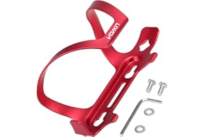 CalmGeek - Soporte para botellas para bicicleta, soporte para botellas de agua, ligero, soporte para botellas de agua, para bicicletas de montaña (rojo tipo 2)