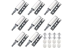 RUIJIE 8 Stück Drucktüröffner Push to Open Türöffner Magnetschnäpper Schrank Federschnäpper Softclose Türdämpfer Magnetische Türschnäpper für Schränke Türen Sideboards Möbel Schubladen