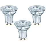 Osram LED Base PAR16 Reflektorlampe, mit GU10-Sockel, nicht dimmbar, Ersetzt 4,3 Watt, 36° Ausstrahlungswinkel, Warmweiß…