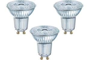 OSRAM LAMPS Osram Star Żarówka Led, Gu10, 50 W, 2700 K, Biały, 3 Sztuki