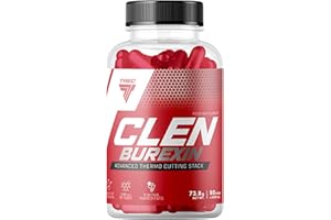‎TREC NUTRITION Trec Nutrition Clenburexin 90 Caps - Advance Thermogenic Fat Burner with Green Tea, Caffeine, L-Tyrosine. Boosts Metabolism & Energy, Includes Yerba Mate & Cayenne