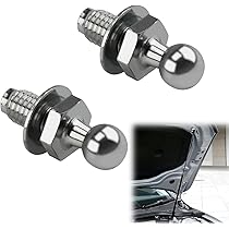 M8 Rotule à Bille 2 Pcs, Boulon à Bille En Acier Inoxydable, Tête