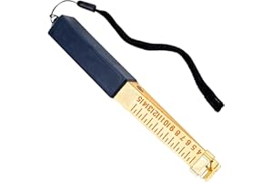 IHOHI Fire Door Gap Gauge, 1-15mm Wedge-Shaped Vernier Feeler Gauge for House Engineering Inspection, Flatness Measuring Tool, Engineering Ruler, Durable Material (0.5MM)