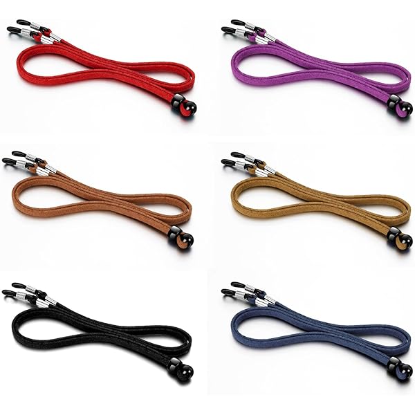 Lacci Occhiali Regolabili - 3 Pezzi Multicolor, Cinturino Antiscivolo Per Occhiali Da Sole E Da Lettura