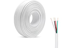 inodiref 10 metrów elastyczny PVC miedź kabel 28AWG okrągłe elastyczne kable białe PVC przewód elektryczny średnica zewnętrzna 3 mm do suchych środowisk i akcesoriów elektrycznych mały