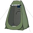 TUKAILAI Portable Pop up Tent Privacy Shelter, for Outdoor Camping Caravan Picnic Toilet & Shower, Fishing Sunshade, Beach Dressing Changing Room, Quick Setup Utility Accessories 150x150x190cm Green