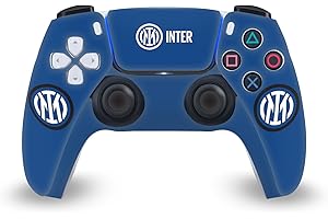 Head Case Designs Licenza Ufficiale Inter Milan Logo Distintivo Vinile Frontalino Sticker Gaming Pelle Adesivo Compatibile con Sony Playstation 5 PS5 DualSense Controller