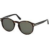 Tom Ford FT0591 52N 51 Montature, Marrone (Avana ScuraVerde), 51.0 Unisex-Adulto
