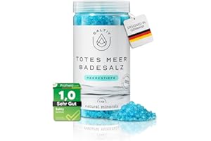 Saltiy® 1000 g Original Premium Dead Sea Bath Salt [100% Natural] - From the Source of Jordan (for Full Bath & Sauna) - Bath Salt Dead Sea Salt (for Pure Relaxation, Stress Relief & Revitalising)