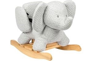 Nattou Bascule Éléphant Tembo, 10 - 36 Mois, 64 x 34 x 46 cm, Gris