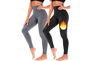 TNNZEET 2 Piezas Leggins Termicos Mujer Invierno, Deportivos Mujer Leggings