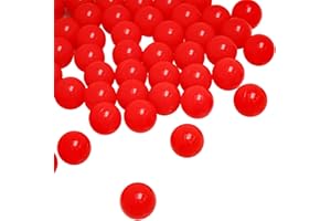 LittleTom 50 Plastic Balls 5.5cm in diameter to fill children's ball pits Red
