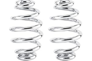 KEENSO Ressort de Baril Kit Solo Selle Sièges Support en Acier Fixation Siège à Ressorts Ajustable pour Moto-Ressort Bobber