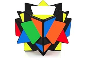 Maomaoyu Magic Axis Cube, Cube Magique Bizarre, Axis Cube de Vitesse Noir Classique, Magic Cube Diffucile, Cadeau pour Enfants & Adultes