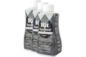 MOULDMASTER Rit Dye Lot de 3 teintures liquides synthétiques Graphite 236 ml