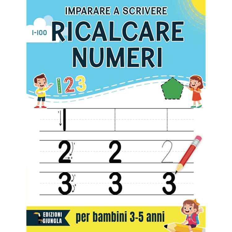 Libro Attività ABC Primi Passi - Imparare Lettere E Numeri Per Bambini 3+ | Giochi Educativi Prescolari