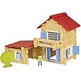 Jeujura - 8033- Jeux de Construction-la Maison en Bois - 140 Pieces