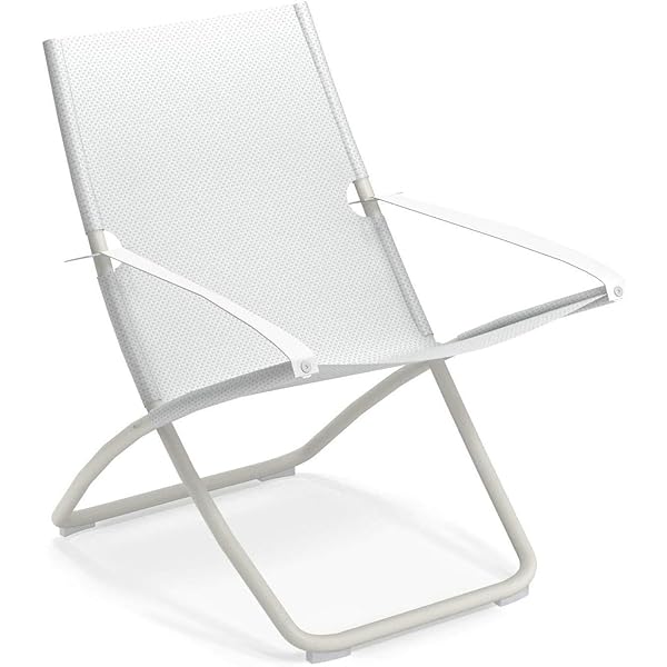 Poggiapiedi Pieghevole Emu Snooze Bianco - Per Esterno, Struttura Acciaio Zincato - Foto 12