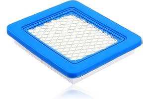 VooGenzek 1 Pièce Cartouche de filtre à air 491588S, Filtre a Air Tondeuse, Bleu Filtre a Air Tracteur Tondeuse, Compatible avec Briggs et Stratton 491588 491588S 4915885 399959 PT15853