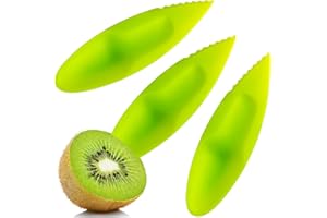 ULAWELLOR 15 Pezzi Cucchiaio di Kiwi,Plastica Kiwi Cucchiaio,Kiwi Frutta Cucchiaino,per Kiwi Pompelmo Frutto della Passione,Cucchiaio Divisore Gadget Accessori da Cucina (verde)