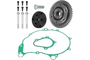 MABUTINGTI Kit de embrague de arranque unidireccional, engranaje, rodamiento, junta y extractor de volante para Yama-ha Raptor 660 YFM660R 2001 2002 2003