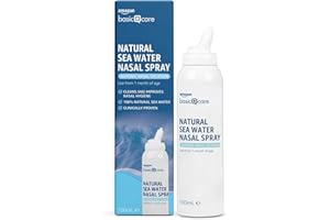 Amazon Basic Care Natural Sea Water Nasal Spray 100 ml