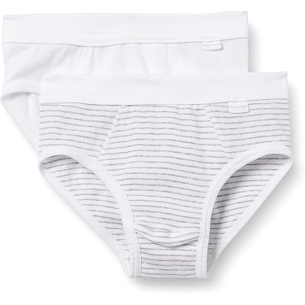 Mutande Bambini Sanetta - 100% Cotone, Confezione Doppia, Beige E Blu