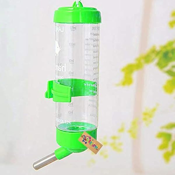 Hamster Water Bottle With Stand - 60ml Leak-Proof Ceramic Drinker For Small Pets