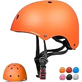 KORIMEFA Casco da Bici per Bambini Casco Protettivo Ideale per Bambini Leggero ma più Sicuro Anche per Skateboard, Monopattin