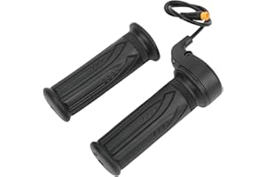Shanrya Electric Bike Throttle,1 Pair 12V to 72V Waterproof 3 Pin Speed Throttle Twist Throttle for 22.2mm Handlebar Throttle for Electric Scooter Electric Bike Electric Motorcycle