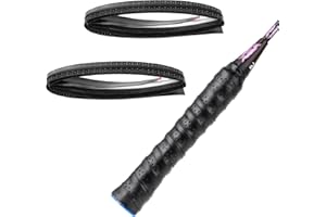 Qianyu 2 sztuki uniwersalnego uchwytu do badmintona, rakieta tenisowa, taśma antypoślizgowa, do badmintona, samoprzylepna, akcesoria sportowe do rakiety do squasha