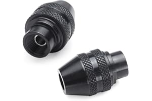 Yakamoz 2pcs Multi Quick Change Keyless Chuck for Dremel 4486 Rotary Tools 3000 4000 7700 8200